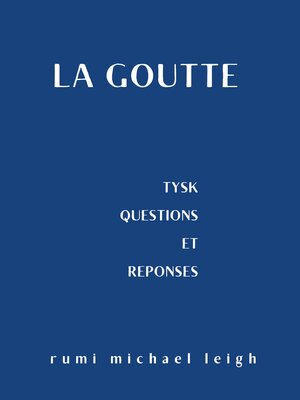 cover image of La goutte